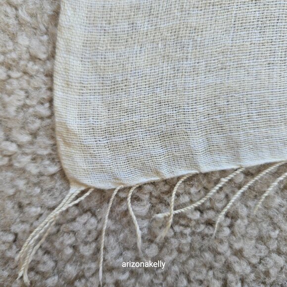 NWT Eileen Fisher Handloomed Ethiopian Artisan Cotton Scarf - Picture 5 of 16